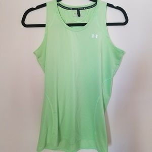 Green Under Armour Heatgear Tank